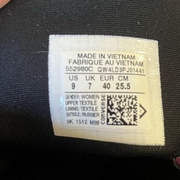 Converse Multicolor High-Top Women's Sneakers - Picture 6 of 6